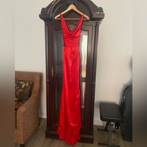 Long Red Dress